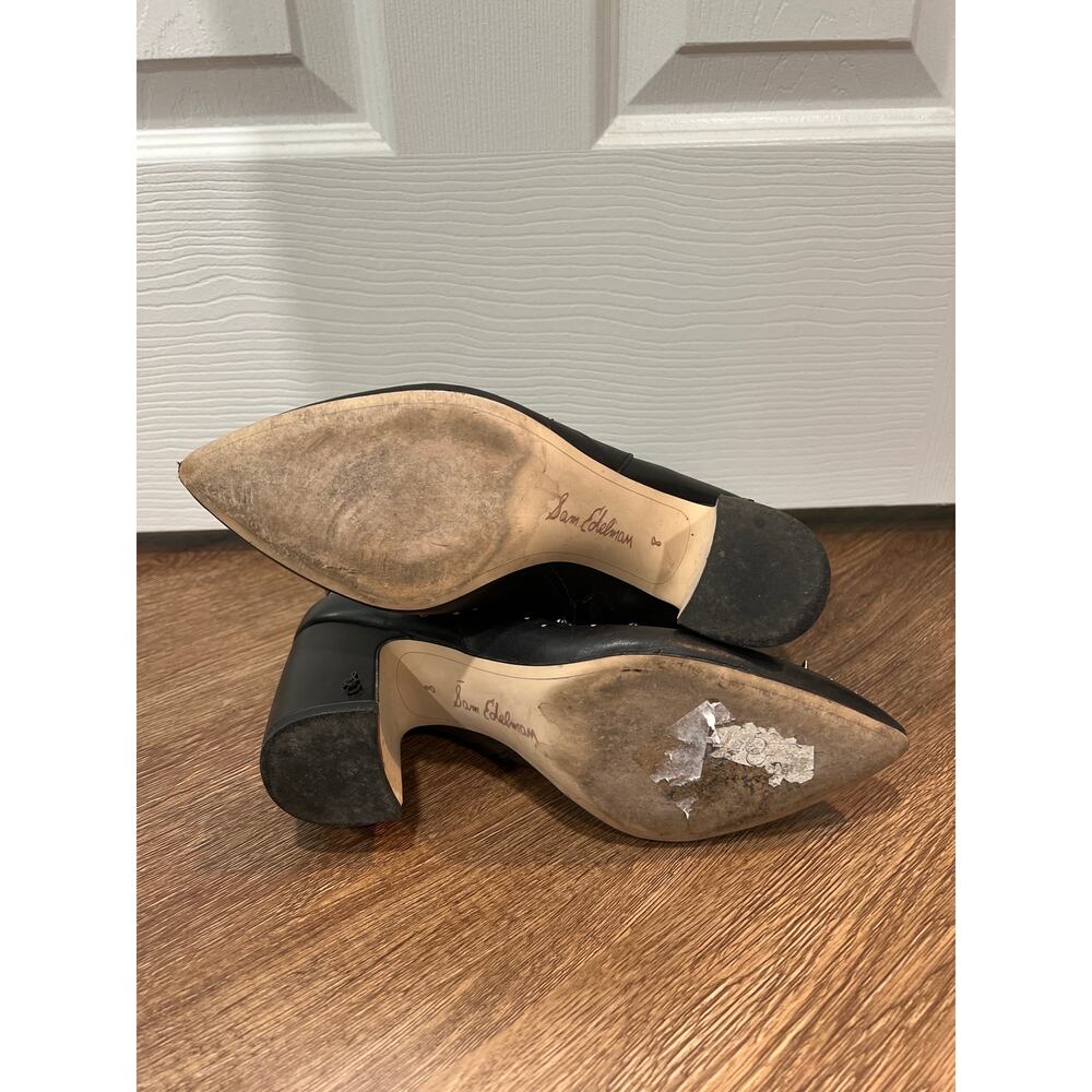 Sam Edelman Hal Studded Bootie in Black Leather Women's 8 - Picture 10 of 10